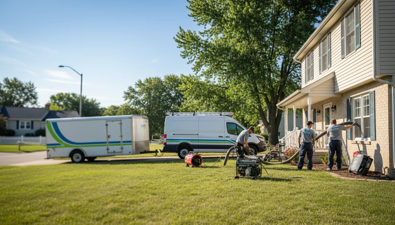 Flooded Basement Restoration And Cleanup With Repair in Moulton, IA near me